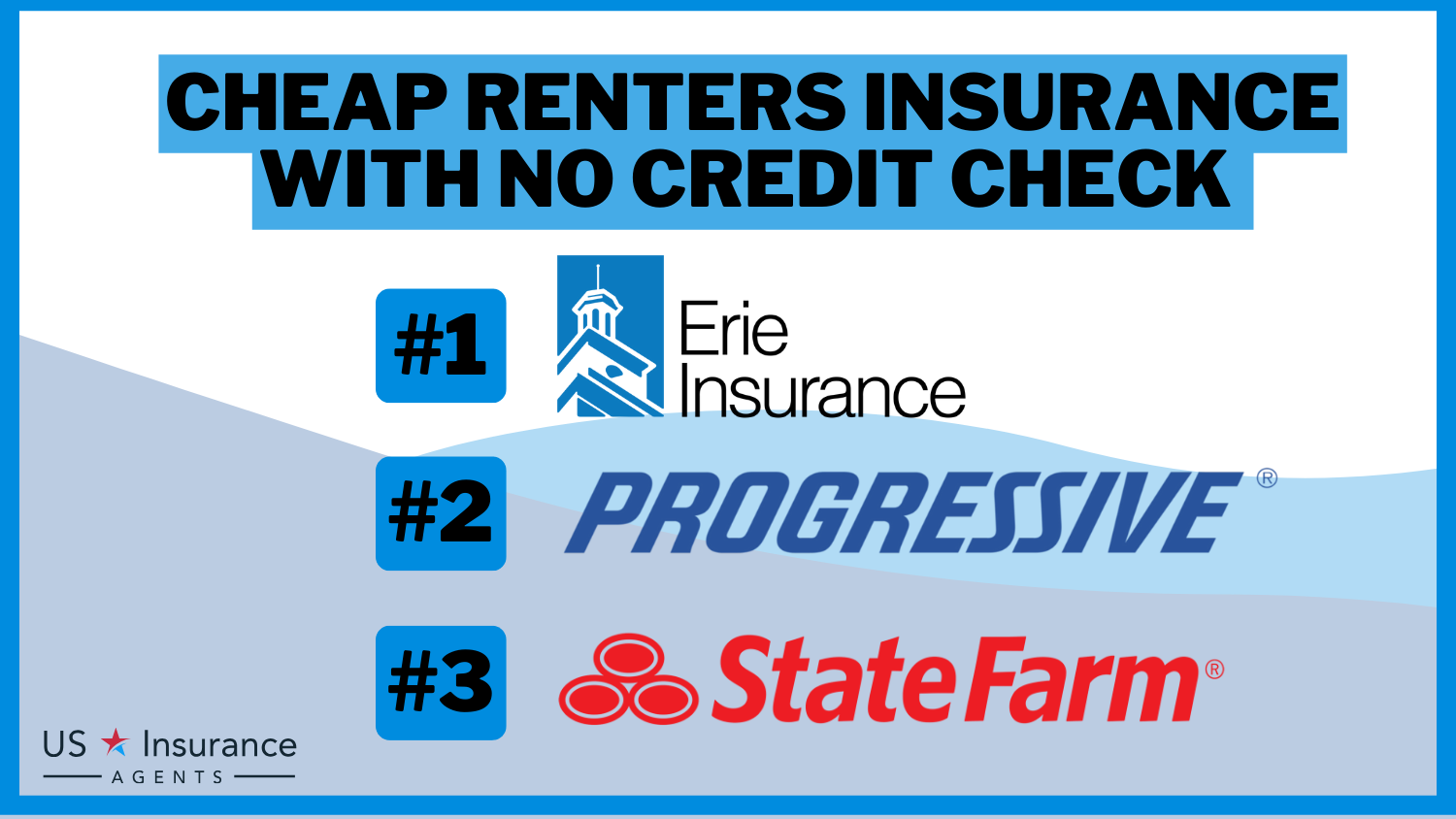 Cheap Renters Insurance With No Credit Check: Erie, Progressive, and State Farm