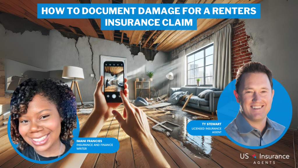 how to document damage for a renters insurance claim