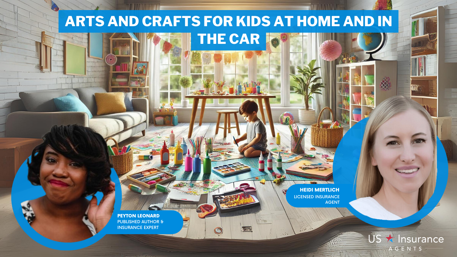 Arts and Crafts for Kids at Home and in the Car