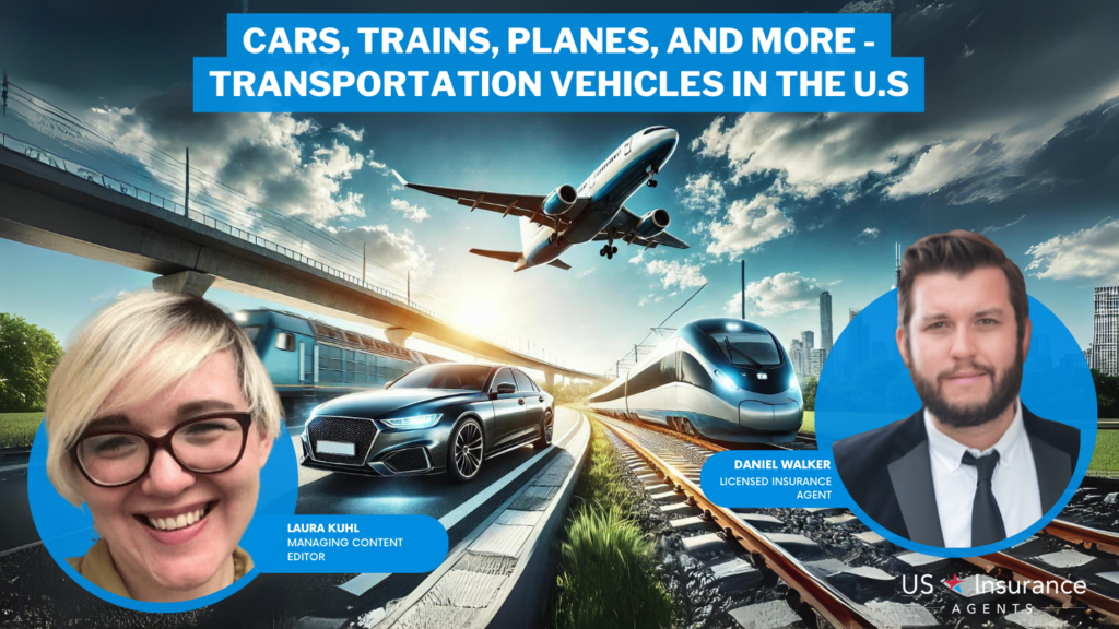 Cars, Trains, Planes, and More Transportation Vehicles in the U.S