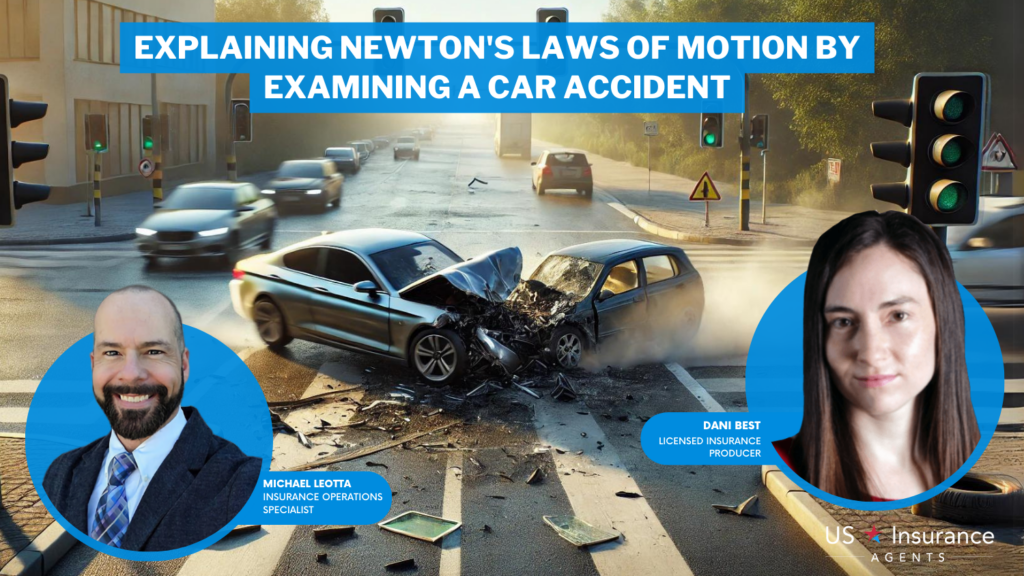 Explaining Newton's Laws of Motion by Examining a Car Accident