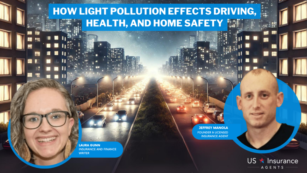 how light pollution effects driving, health, and home safety