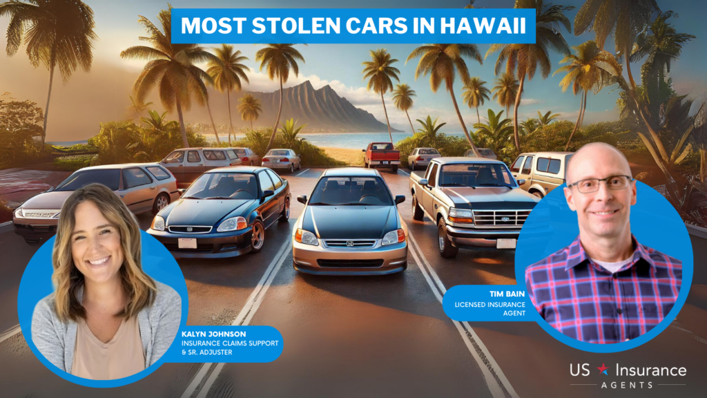 most stolen cars in Hawaii