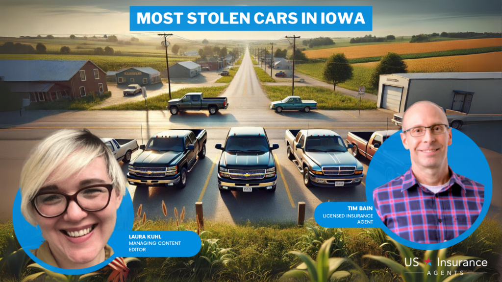 most stolen cars in Iowa