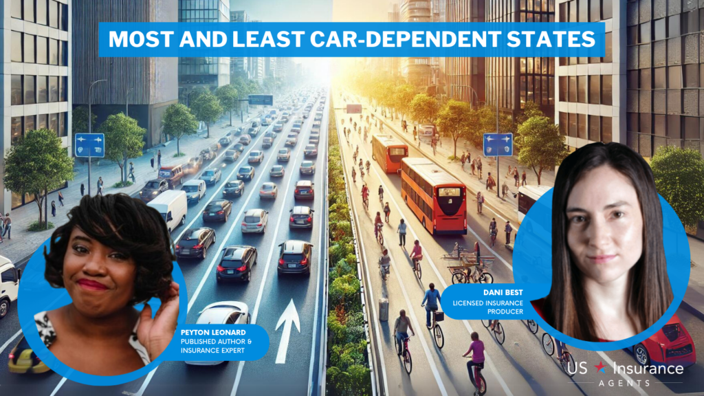 most and least car-dependent states