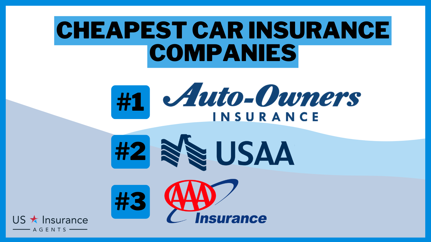 10 Cheapest Car Insurance Companies: Auto-Owners, USAA, and AAA