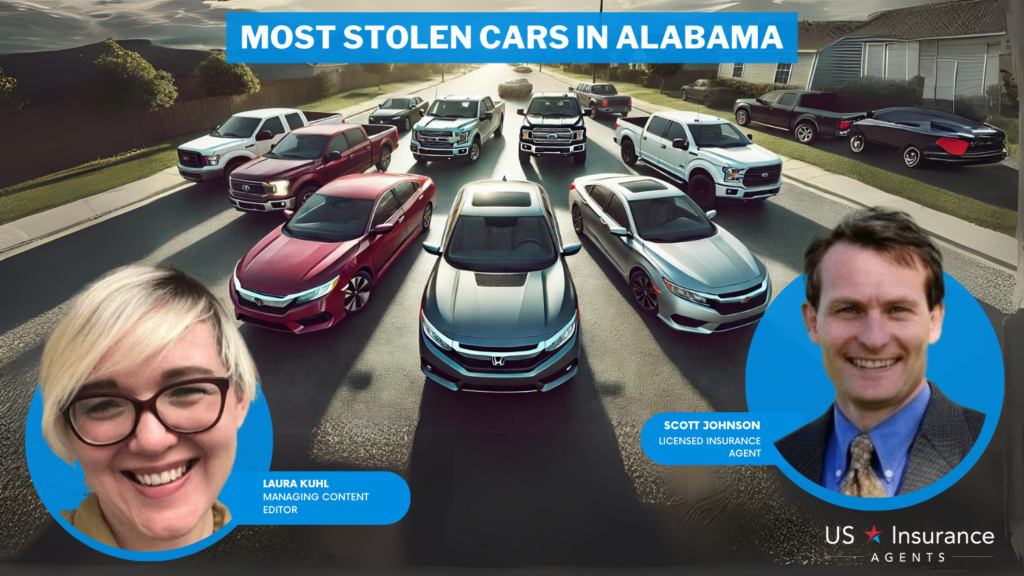 most stolen cars in Alabama