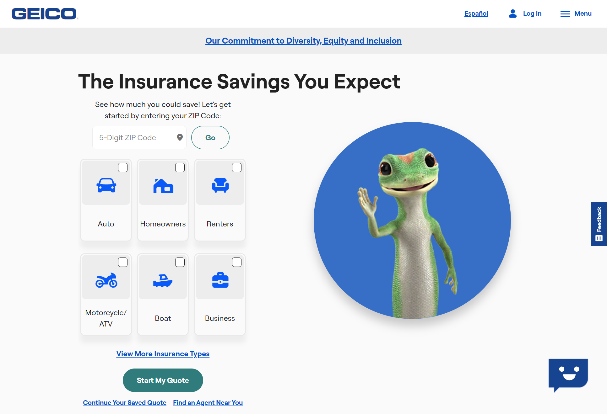 Geico homepage: best car insurance discounts for federal employees