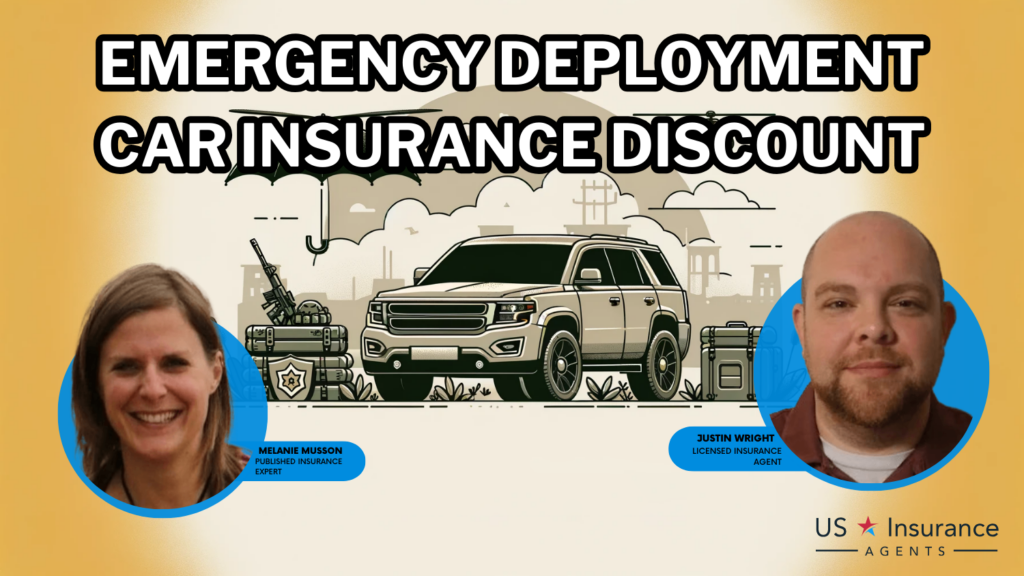 emergency deployment auto insurance discount