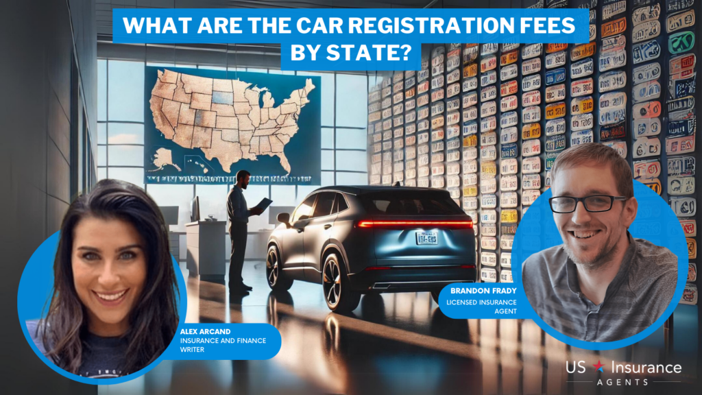 what are the car registration fees by state?