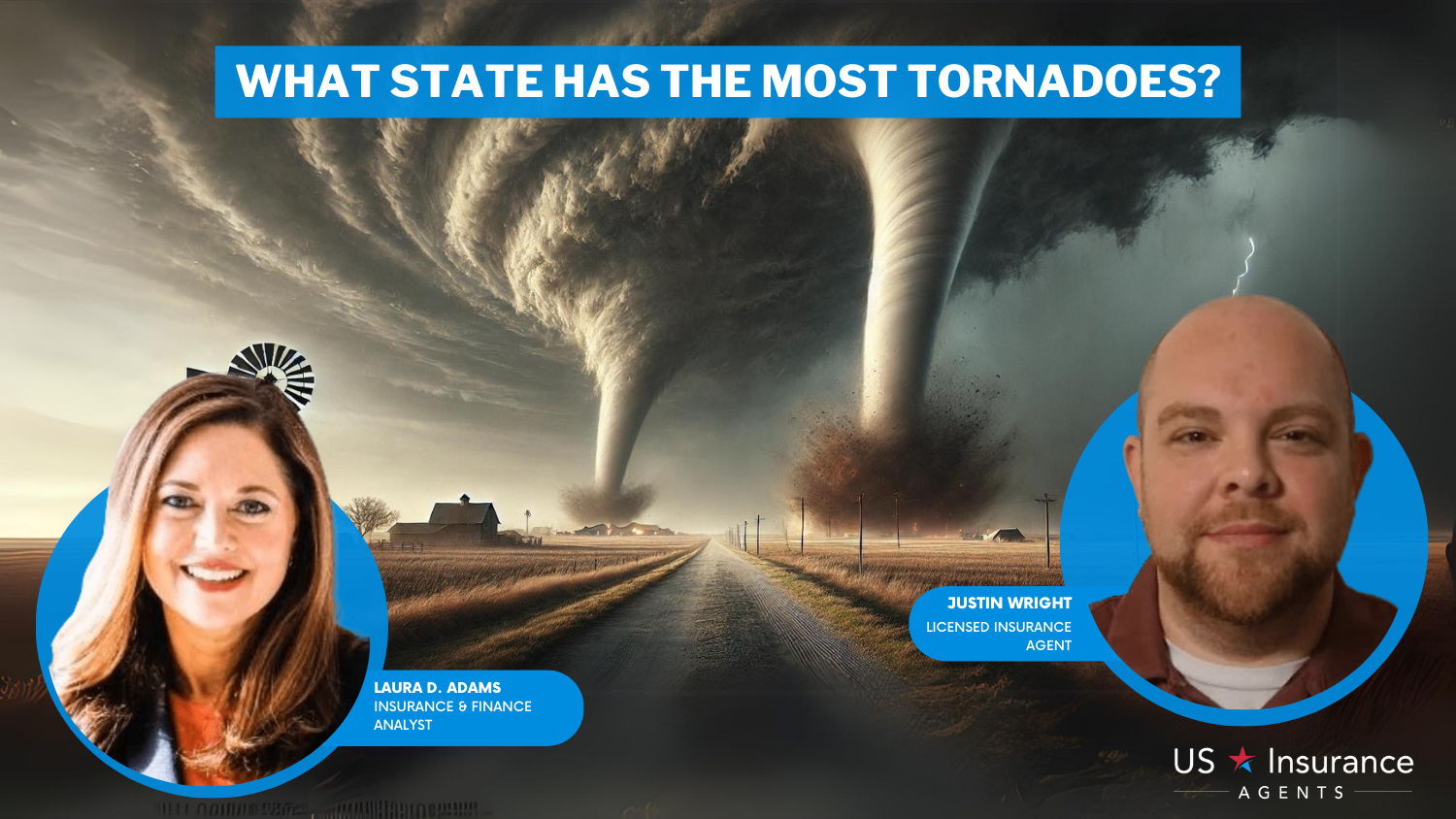 What state has the most tornadoes?