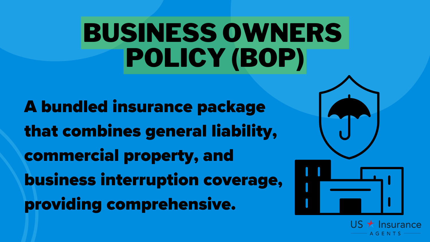 Best Business Insurance: Business Owners Policy (BOP) Definition Card