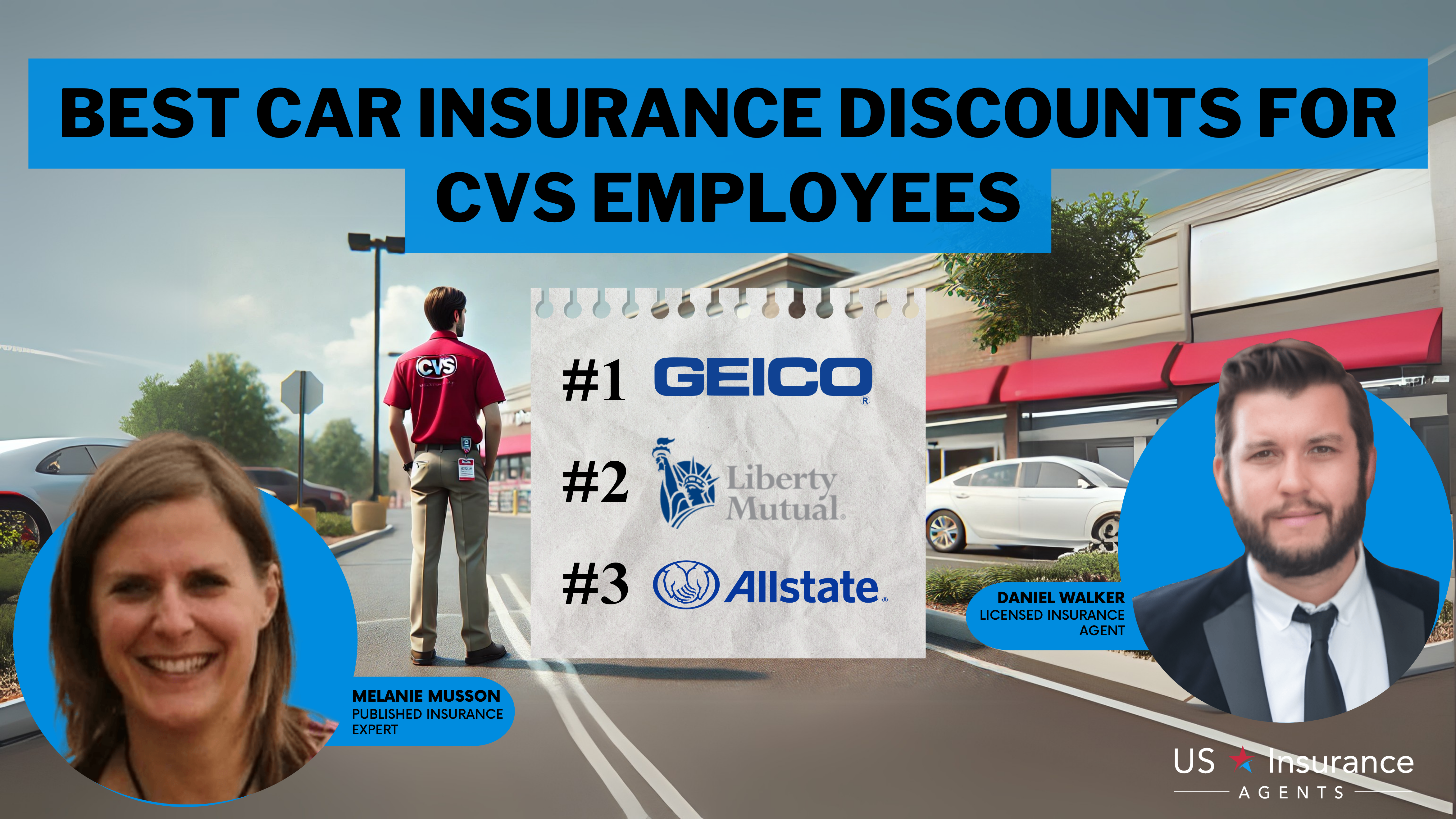 Best Car Insurance Discounts for CVS Employees in 2025 (Save up to 20% With These Companies)