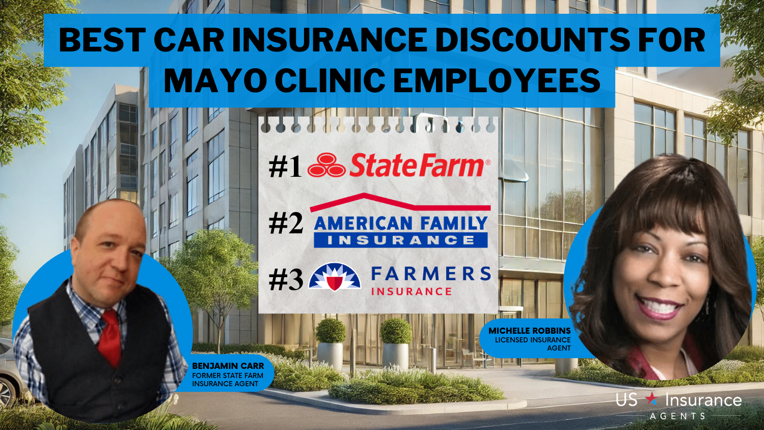 Best Car Insurance Discounts for Mayo Clinic Employees in 2025 (Save up to 30% With These Companies)