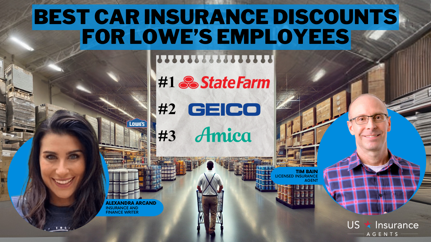 Best Car Insurance Discounts for Lowe’s Employees in 2025 (Save up to 30% With These Providers!)