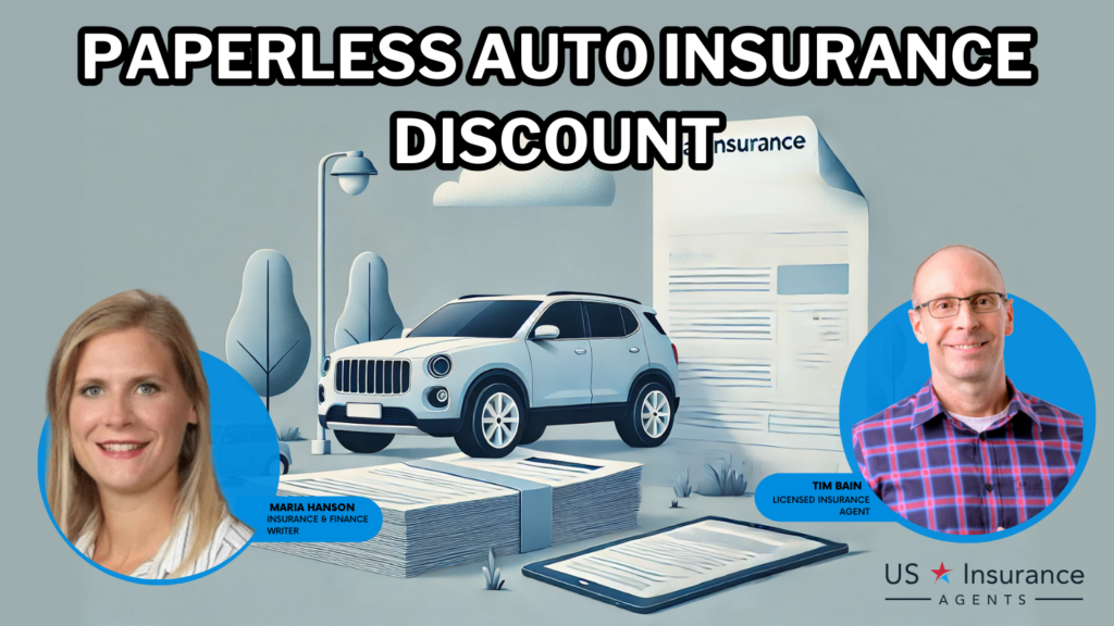 Paperless auto insurance Discount