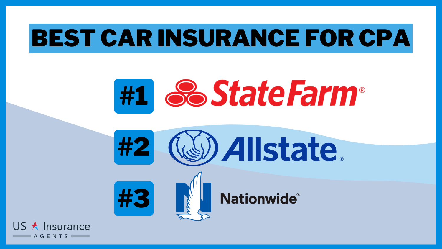 Best Car Insurance for CPA: State Farm, Allstate and Nationwide