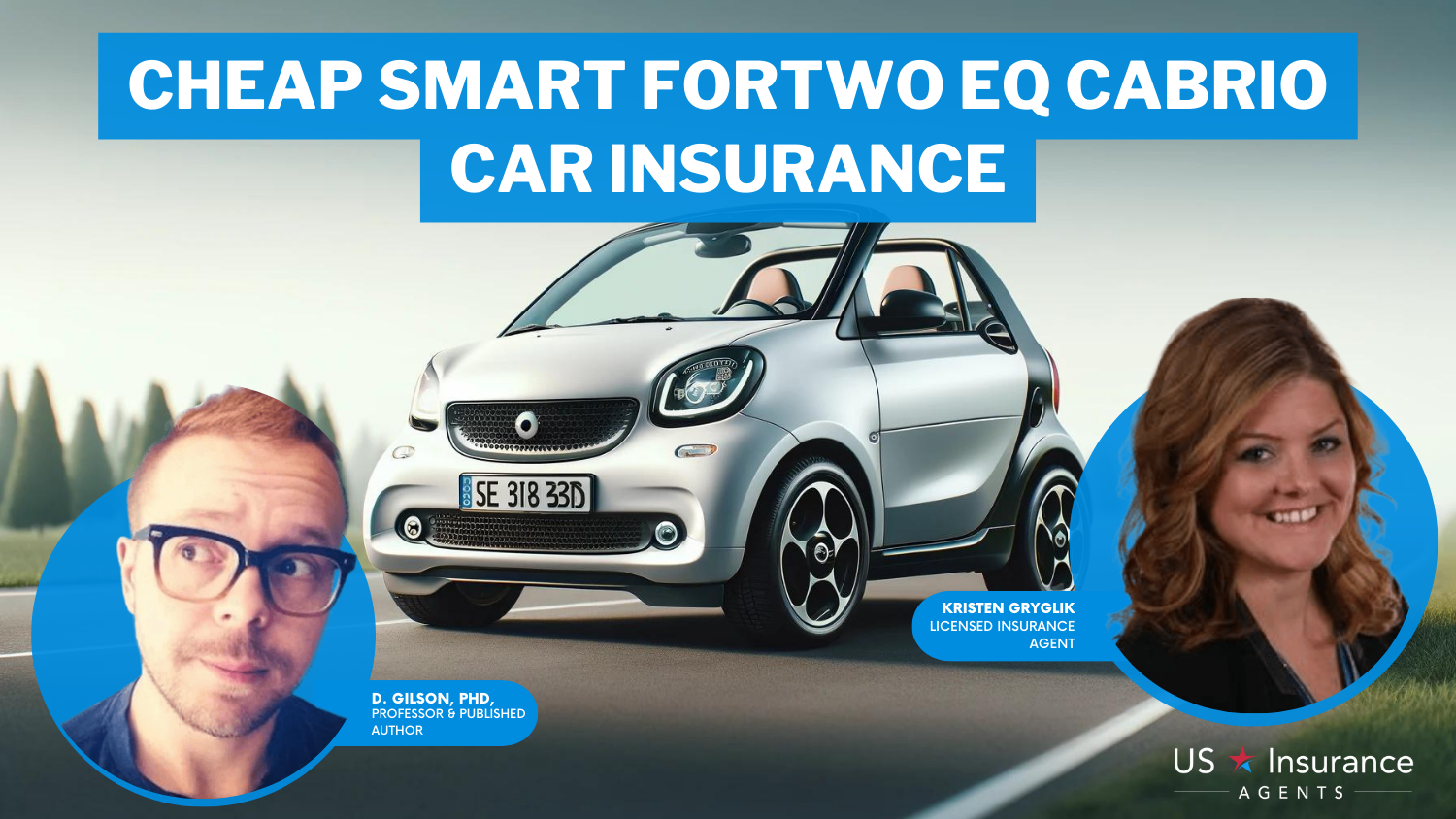 Cheap Smart Fortwo EQ Cabrio Car Insurance: Allstate, Farmers, and Progressive