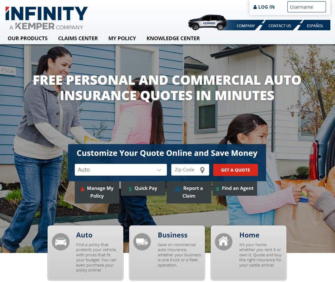 Infinity: cheap Ford C-MAX Energi car insurance