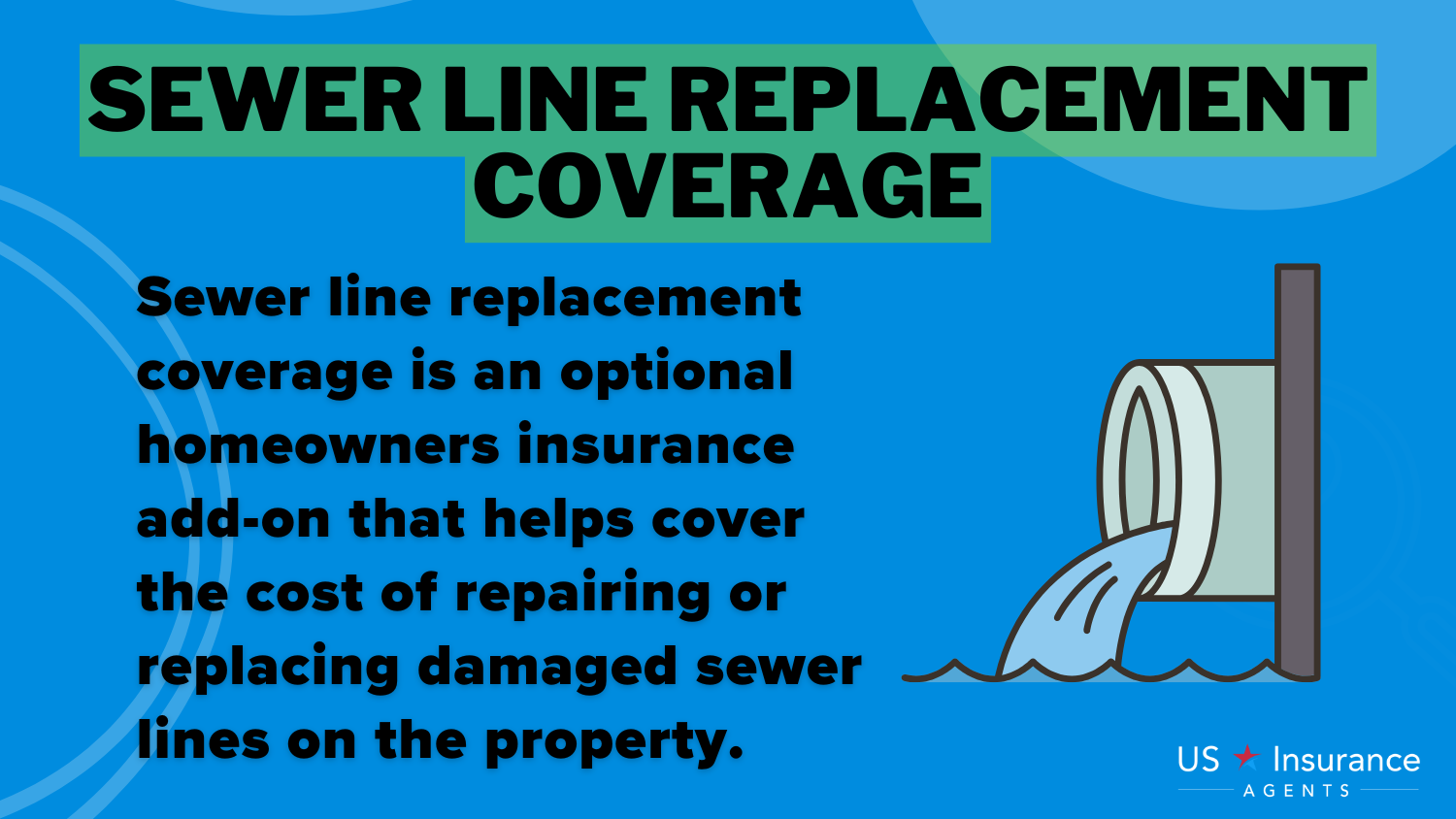 Sewer Line Replacement Coverage Definition Card: Does USAA home insurance cover sewer line replacement?