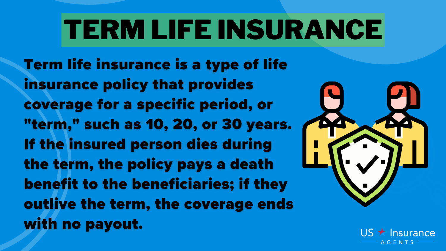 Term life insurance definition card: New York Life vs. MassMutual life insurance