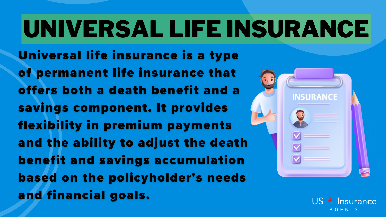 Universal Life Insurance Definition Card: New York Life vs. AIG Life Insurance 