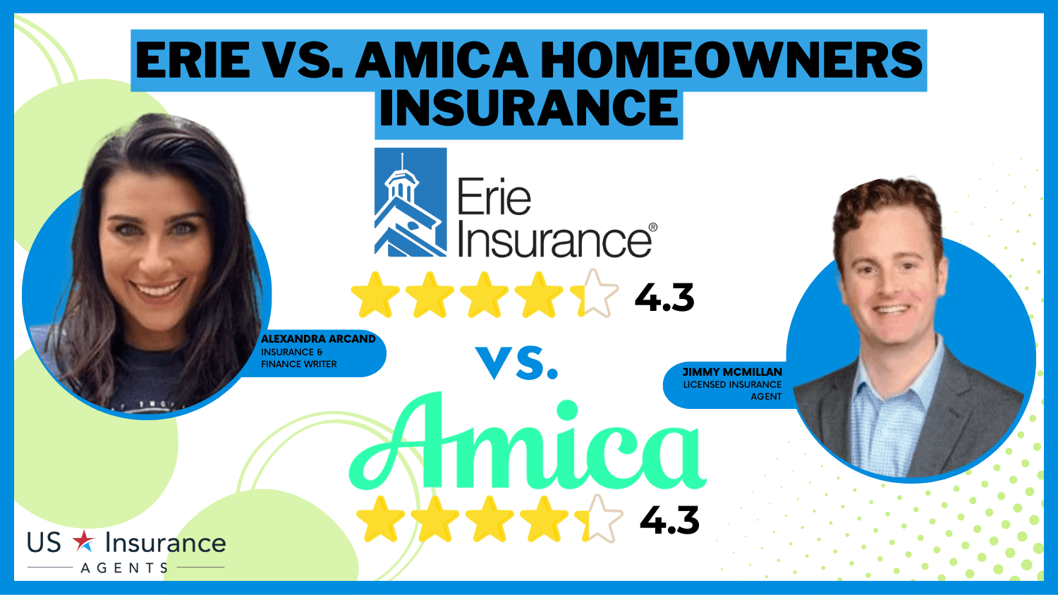 Erie vs. Amica Homeowners Insurance in 2025 (Head-to-Head Review)